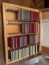 Kodachrome Vintage Film Mounts 1958 1960 Devon England Germany With Case