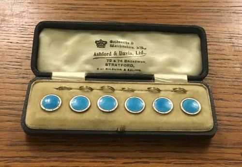 Exquisite cased set six - set, of