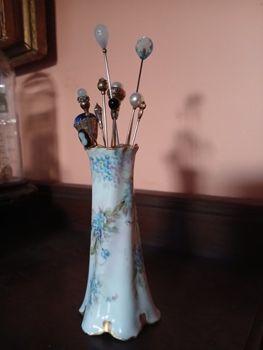 Antique hatpin holder pins - hatpin, &