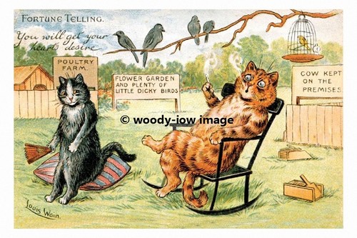 Rp02790 louis wain cats - -,
