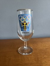 Vintage German Glass 1972 Munchen Olympics Munich Germany 200ml