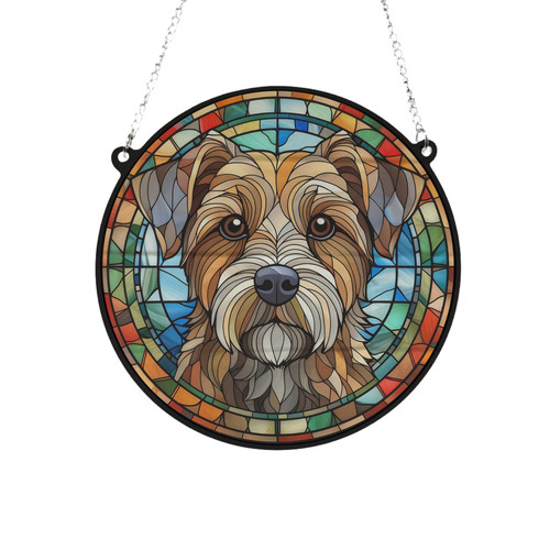 Border terrier stained - terrier,
