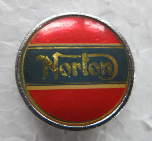 Vintage norton enamel badge - norton,