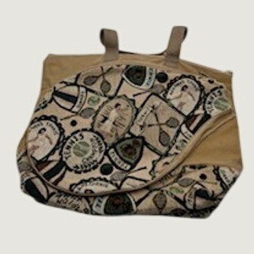 Vintage tennis tapestry canvas - vintage,