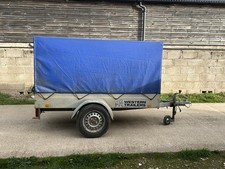Trailer With Canopy, Unbraked, With Spare Wheel