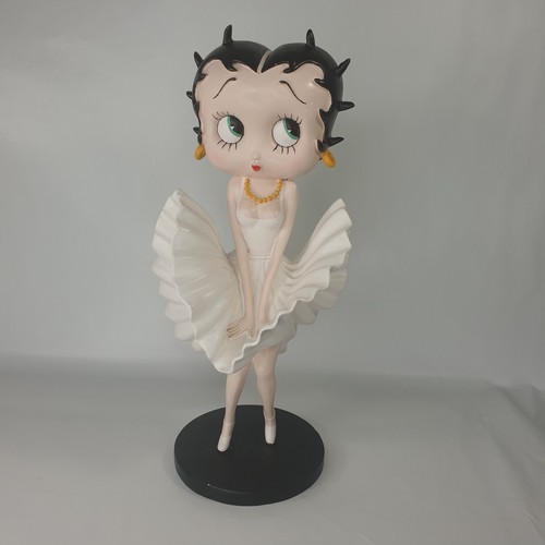 Betty boop figurine white - betty,