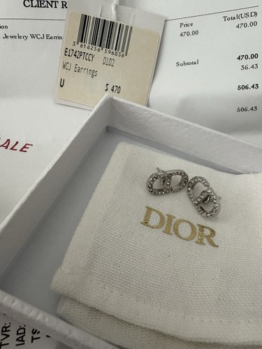 Authentic dior earrings - dior, cd