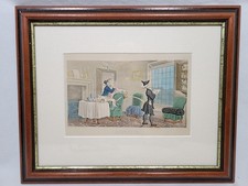 Doctor Syntax Etching Framed