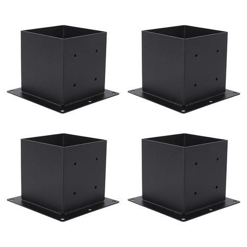 4pcs metal post base brackets - base,