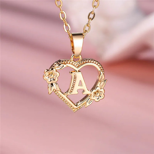 Ladies heart initial letter - heart,