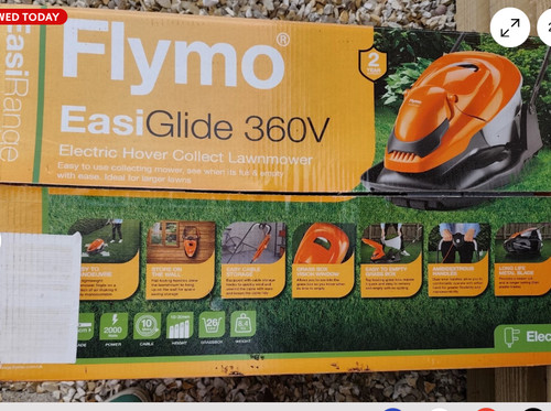 Flymo 360v easy glide - glide, hover