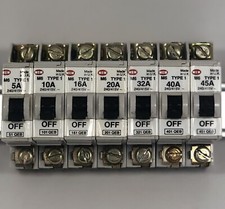 MEM Eaton Memshield 1 SP MCB 5A 10A 16A 20A 32A 40A 45A 50A 63A Amp Type B 1 2