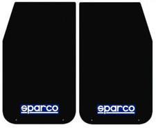 2 Sparco Car Mudflaps - Black