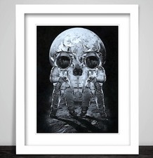 Skull Optical illusion Art