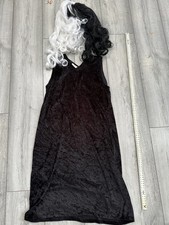 Childrens Cruella de vil Costume | 101 Dalmatians | Kids Size 8-10 years