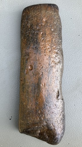 Fossilised whale bone with - bone,
