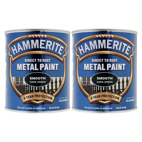 Hammerite smooth dark green - hammerite,