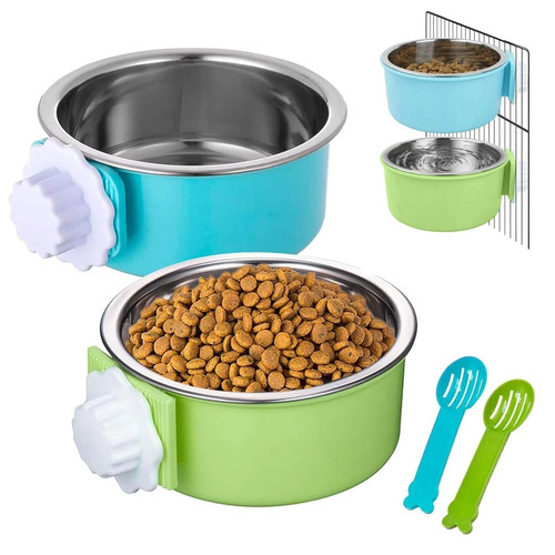 Pack hanging dog bowls - pack,