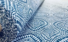 Spanish Tile Shibori Fabric
