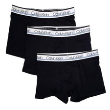 Calvin Klein NB23120 Men's Low Rise Trunk Single Pcs _ Black & White