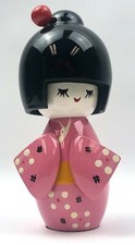Kokeshi Head Kimono Doll Pink