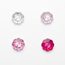 Acrylic Daisy Buttons 11.5mm