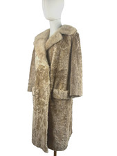 VTG blonde lambs coat with