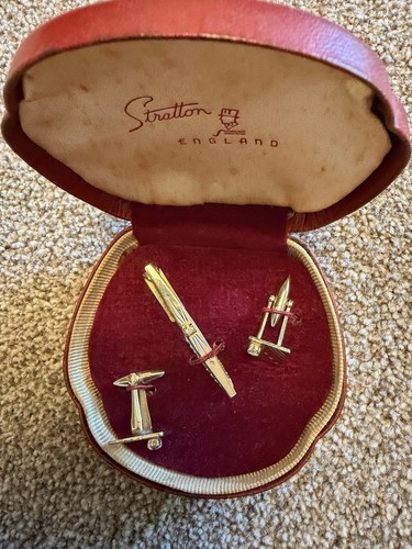 Vintage stratton cuff links - vintage,