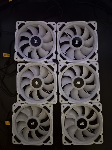 Corsair white ll120 rgb fans - corsair,