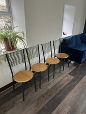 RETRO KITCHEN CHAIRS GREEN