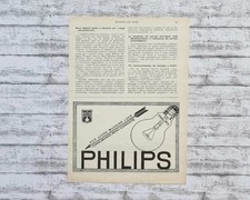 Philips Bulb Comptometer Ferraris Advertising Italia Advertising Vintage Retro Old