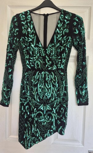 Green sequin women cocktail - green,