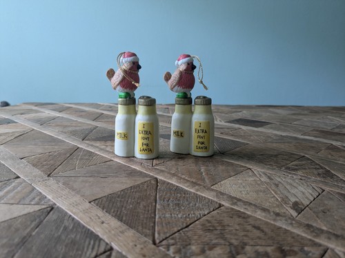 Pair vintage christmas - vintage,