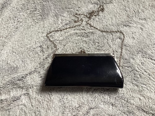 Vintage black patent - patent, leather