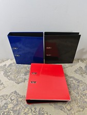 Oxford A4 Lever Arch File, Assorted Colours, Pack of 3