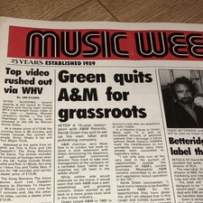 Music Week Mag 1984. Abba