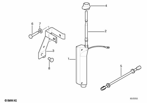Bmw genuine short - short, antenna