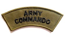 ARMY COMMANDO PATCH British