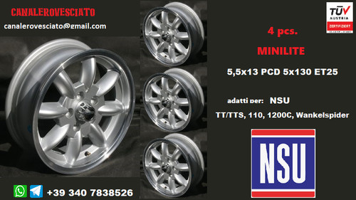 Minilite wheels 13 - wheels, 5.5j