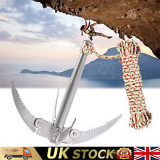 Fishing / Rock Climbing Claw With Rope Folding Boats Anchor Grappling Hook Tool