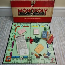 Monopoly Board Game 1930's