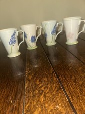 4 sampson bridgwood China mugs
