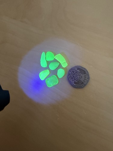 Uranium seaham seaglass - uranium,