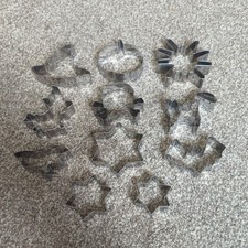 11 x  Cookie Cutters - Halloween - Witch Hat Spider Bat Cat Pumpkin  - Bundle