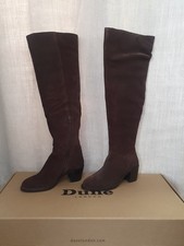 Dune Suede Brown Boots Over