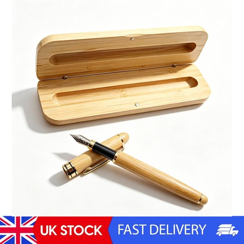 Bamboo fountain pen - bamboo, set