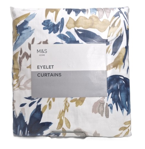 Home eyelet curtains size - m&s,