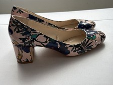 Zara floral block heel - heel, court