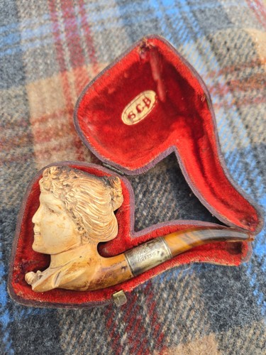 Antique meerschaum and amber - antique,