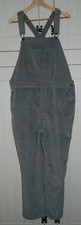 TU Woman Grey Corduroy Dungarees - Size UK 20